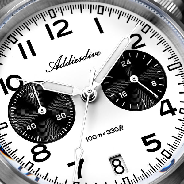 ADDIESDIVE 39mm VK64 AD2538 Chronograph Watch