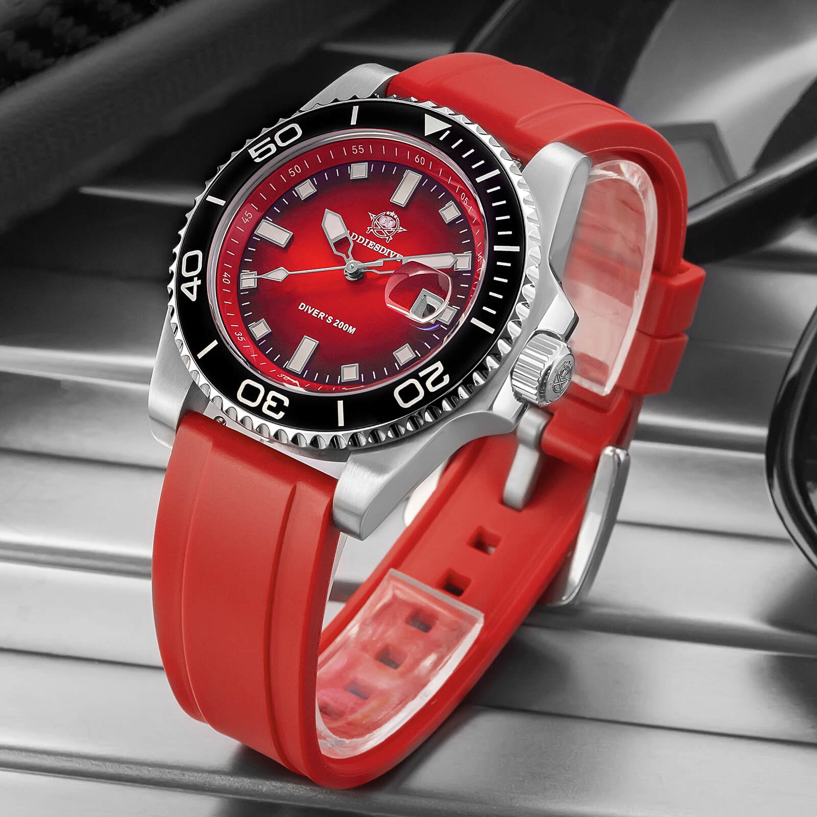 ★October Sale★ADDIESDIVE 41mm Quartz Dive Watch AD2089