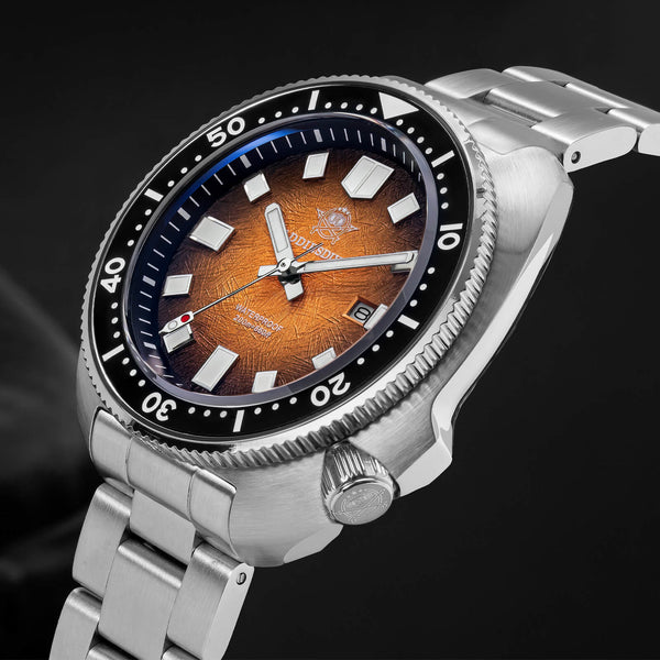 ★New Arrival★Addiesdive Turtle Quartz Diver Men Watch Sapphire Crystal AD2511