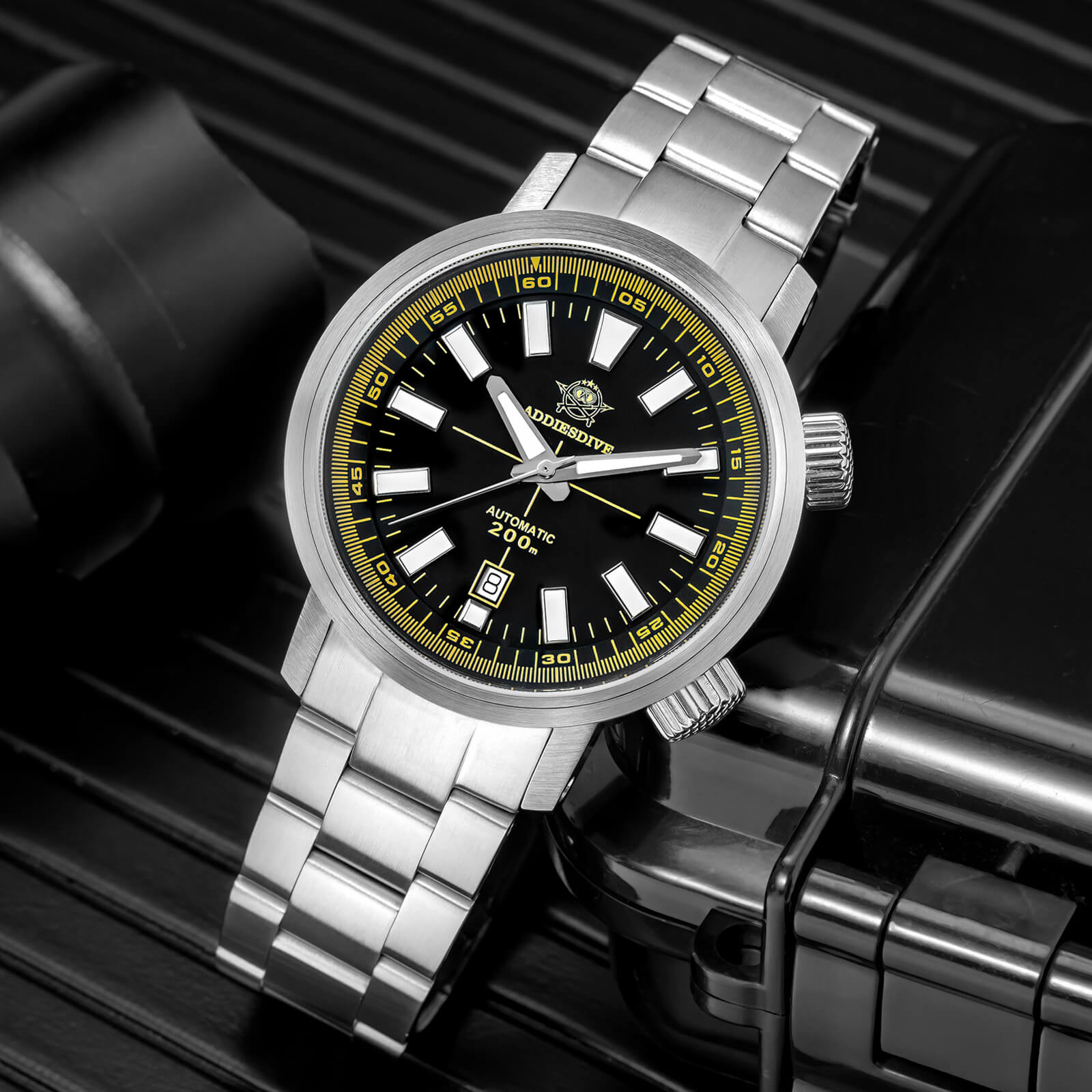 Addiesdive Dual Crown Captain Willard 6105 Homage AD2093