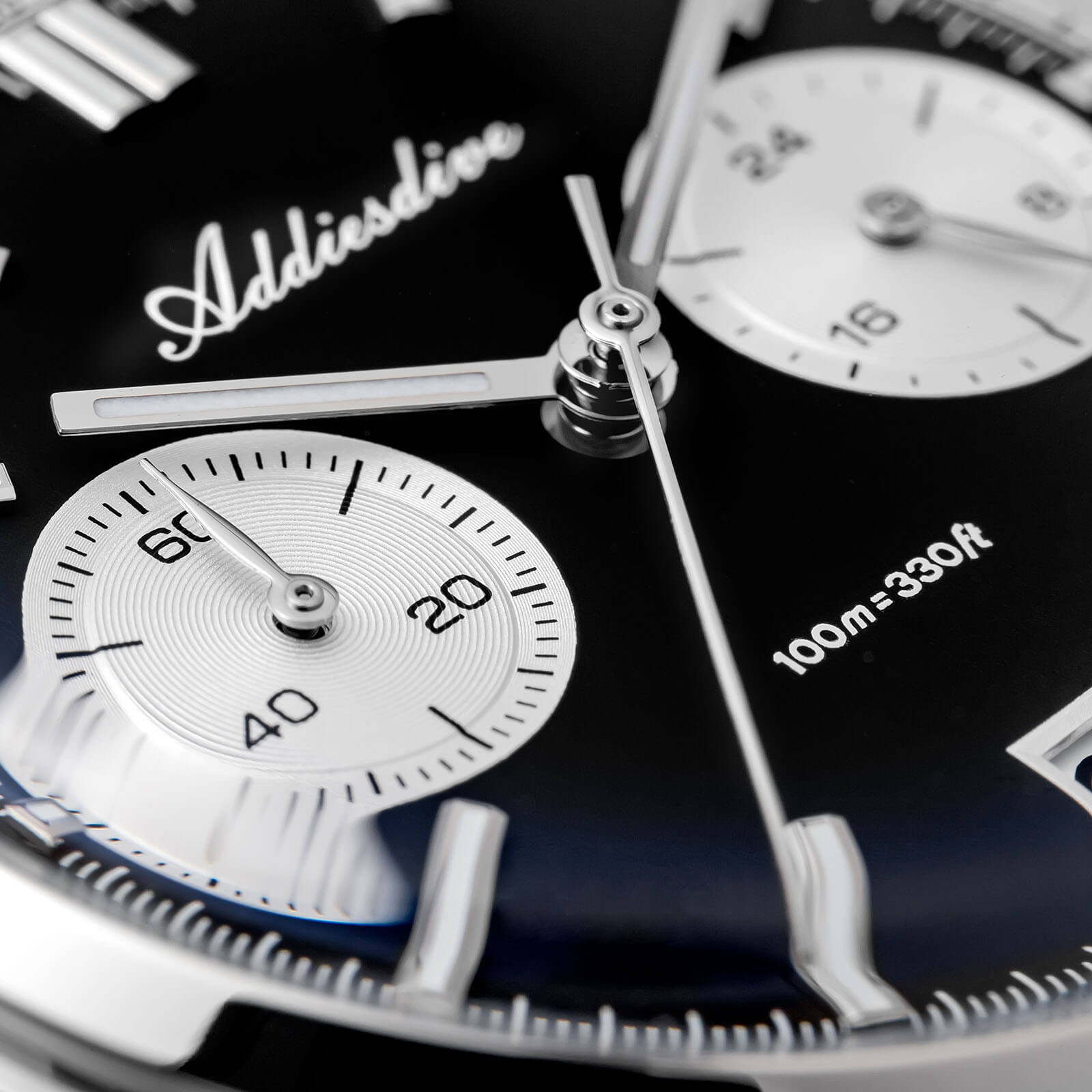 ★Halloween Sale★ADDIESDIVE 38mm VK64 Chronograph Watch AD2095