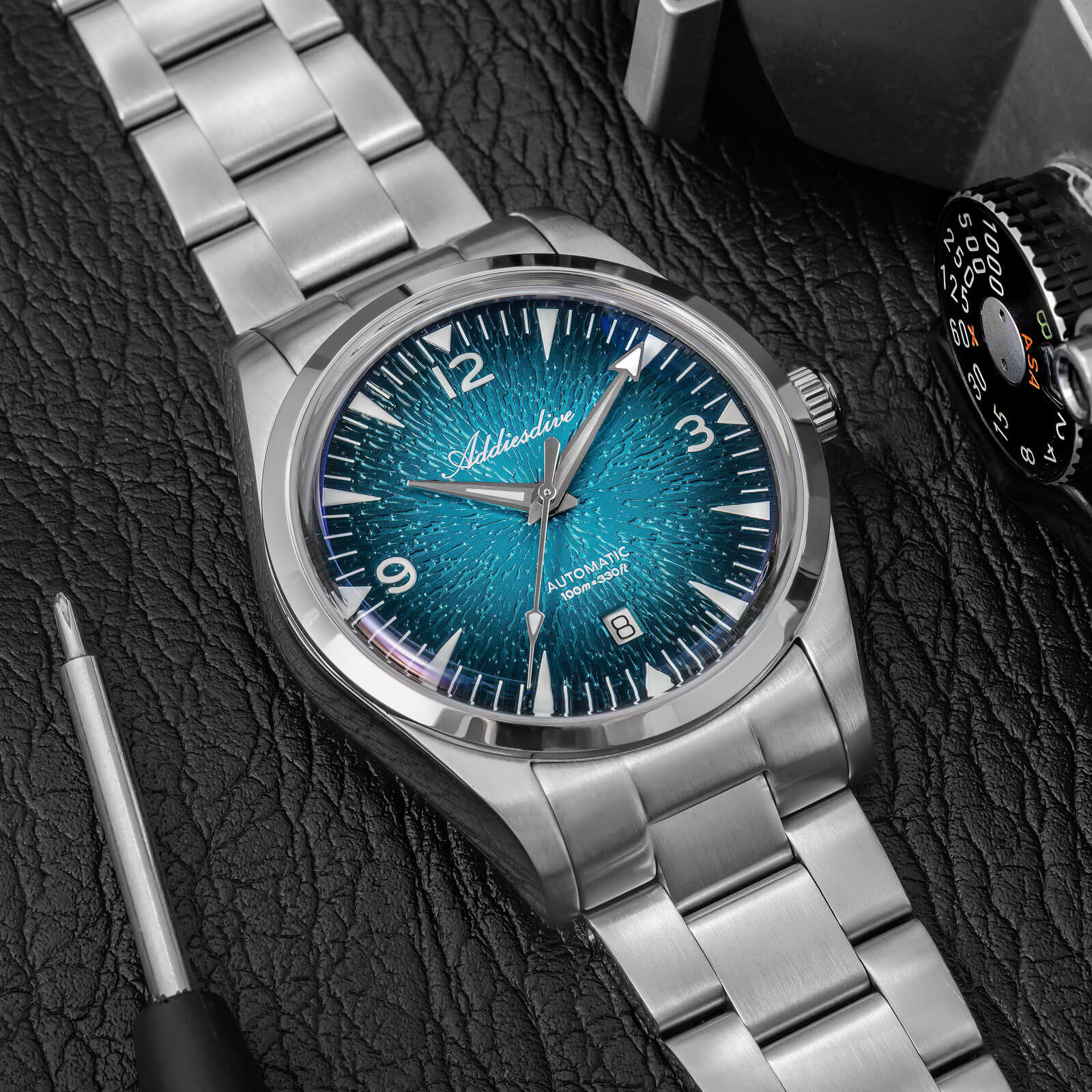 ★SuperDeals★Addiesdive 39mm Breath of the Ocean 8215 Men Watch ,AD2508