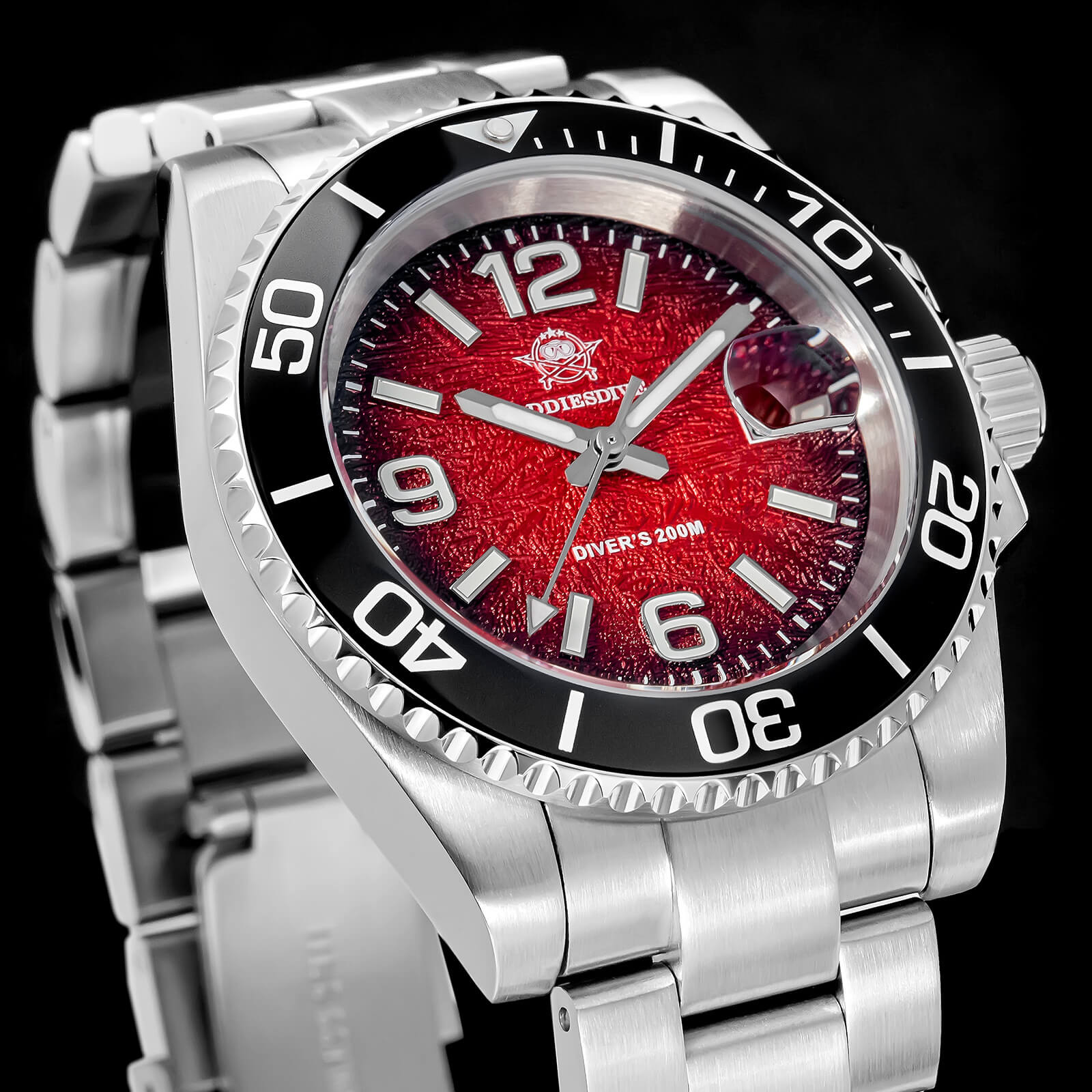 Addiesdive 41mm Modern Sub Quartz Watch with 200M Water Waterproof,AD2513