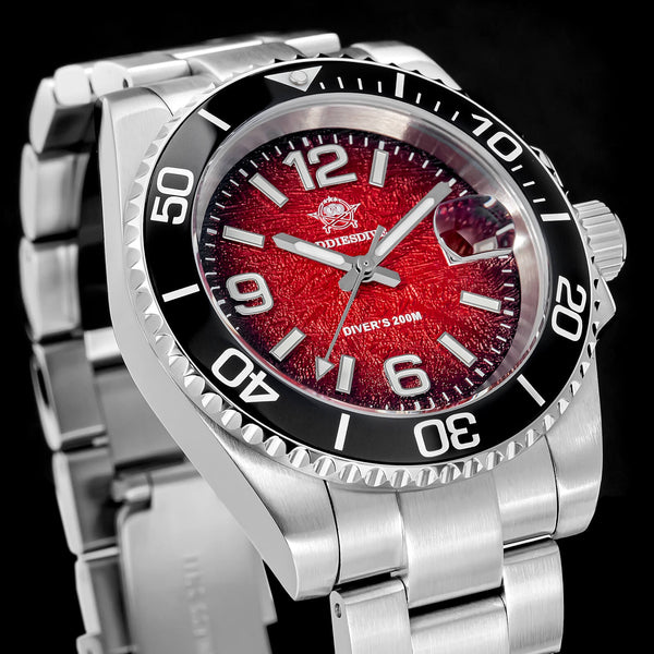 Addiesdive 41mm Modern Sub Quartz Watch with 200M Water Waterproof,AD2513