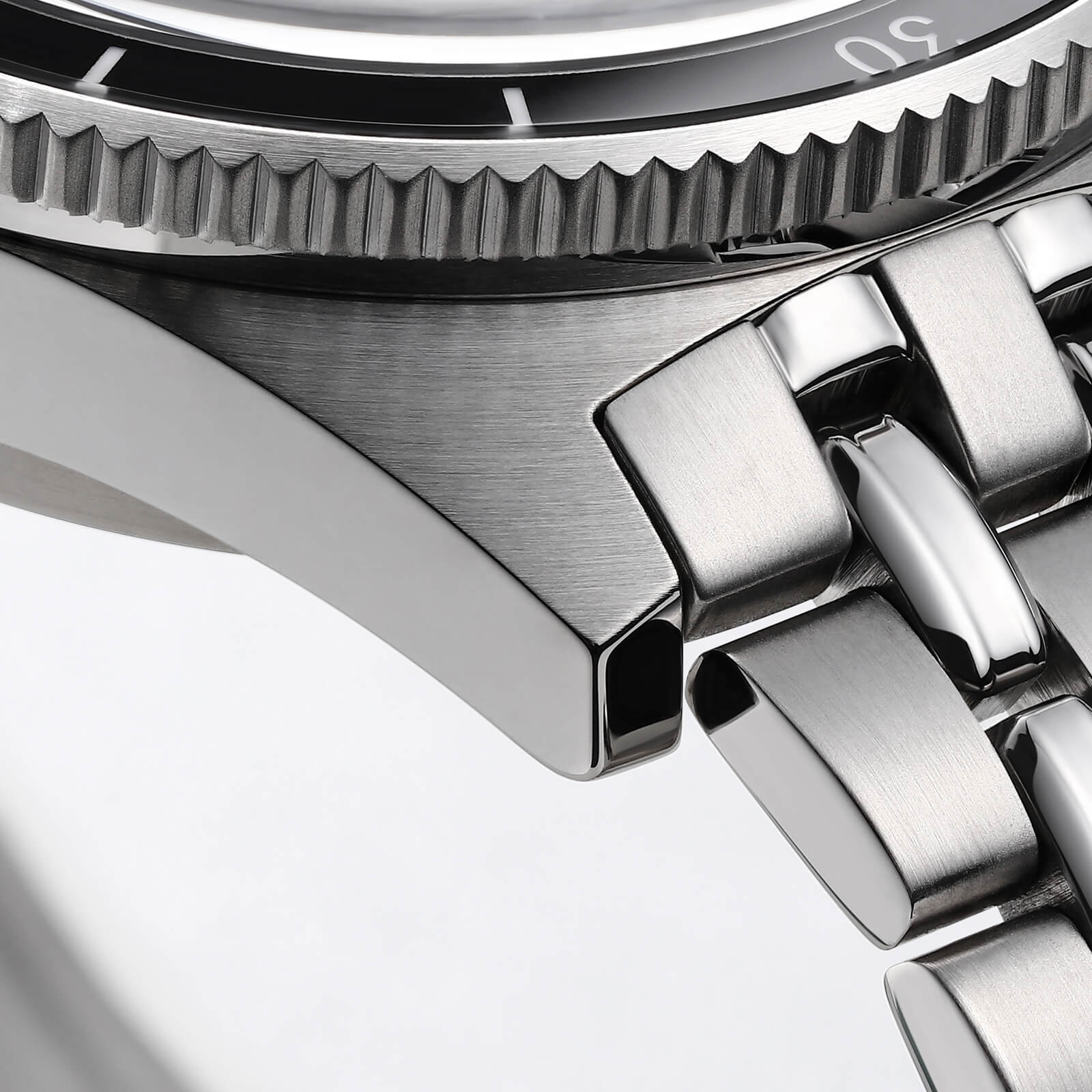 EU Warehouse-ADDIESDIVE 41mm Panda Dial Quartz Chronograph Watch VK64(AD2034)