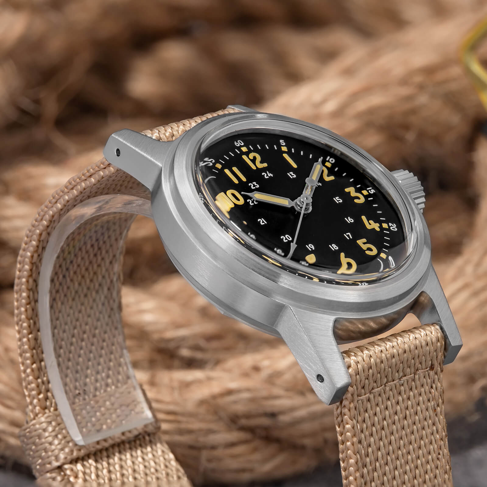 ★Weekly Deal★ADDIESDIVE 36mm Vintage Mechanical Watch AD2076