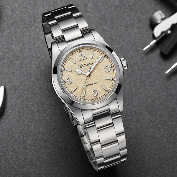 ADDIESDIVE 36mm VH31 Quartz Field Watch AD2518