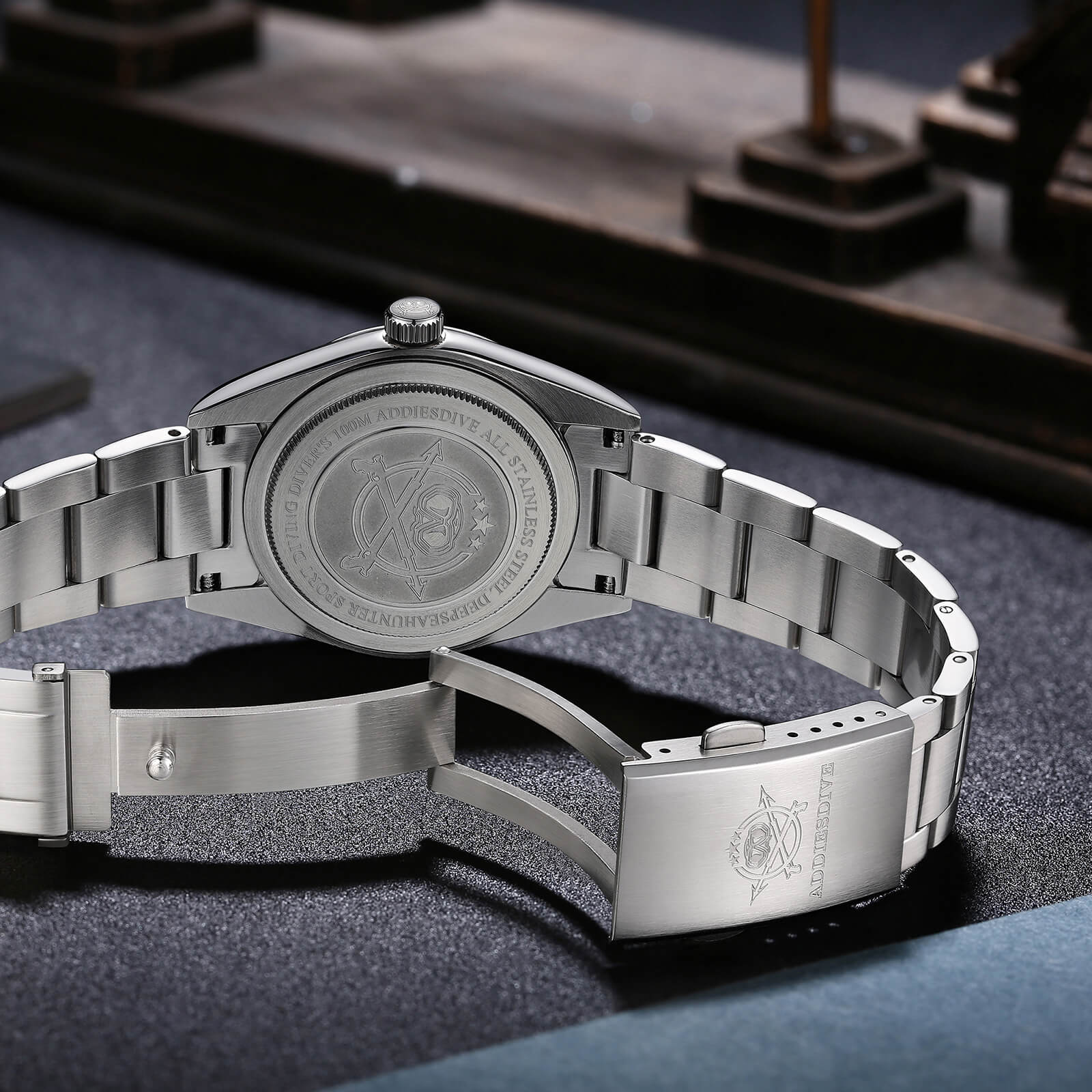 ★India Warehouse★ADDIESDIVE 36mm Quartz Watch without Logo VH31 Movement (AD2030)