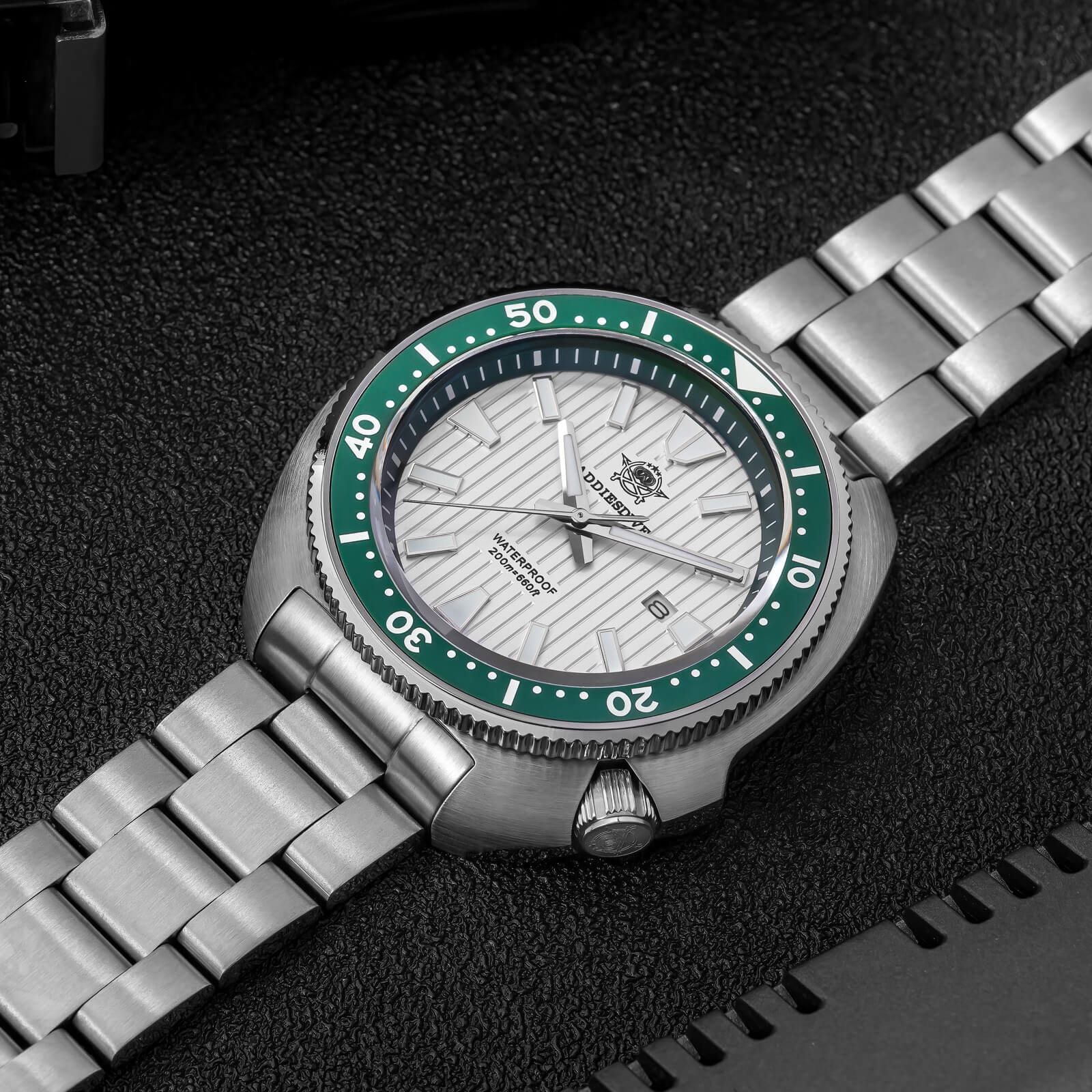 ★Weekly Deal★Addiesdive Turtle Quartz Diver Men Watch AD2507