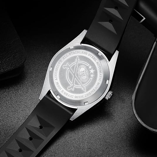 U.S. Warehouse -ADDIESDIVE 38mm Domed Crystal Explore Watch 100M (AD2112)