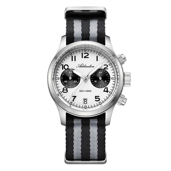 ADDIESDIVE 39mm VK64 AD2538 Chronograph Watch
