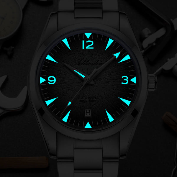 ★SuperDeals★Addiesdive 39mm Breath of the Ocean 8215 Men Watch ,AD2508