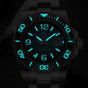 Addiesdive 41mm Modern Sub Quartz Watch with 200M Water Waterproof,AD2513