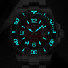 Addiesdive 41mm Modern Sub Quartz Watch with 200M Water Waterproof,AD2513