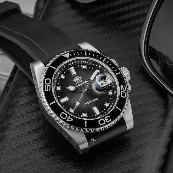 ★October Sale★ADDIESDIVE 41mm Quartz Dive Watch AD2089