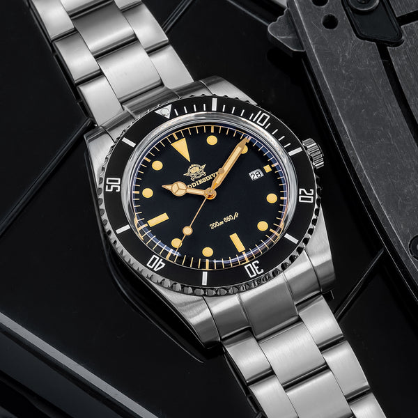 ADDIESDIVE 39mm Quartz Watch with Bi-directional Rotating Bezel AD2072