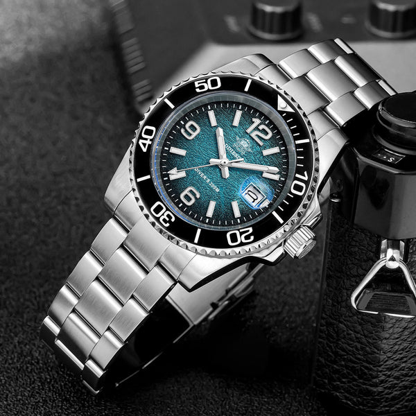 Addiesdive 41mm Modern Sub Quartz Watch with 200M Water Waterproof,AD2513