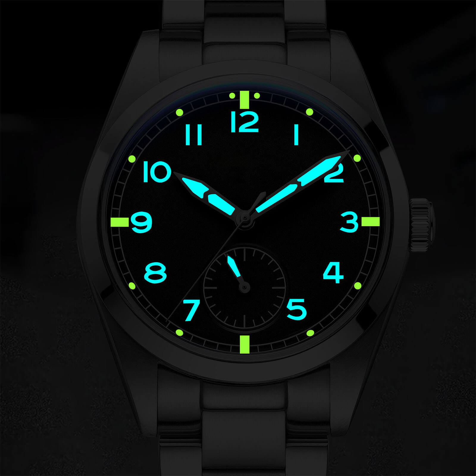 ★India Warehouse★ADDIESDIVE 36mm VH60 Vintage Pilot Watch(AD2099)