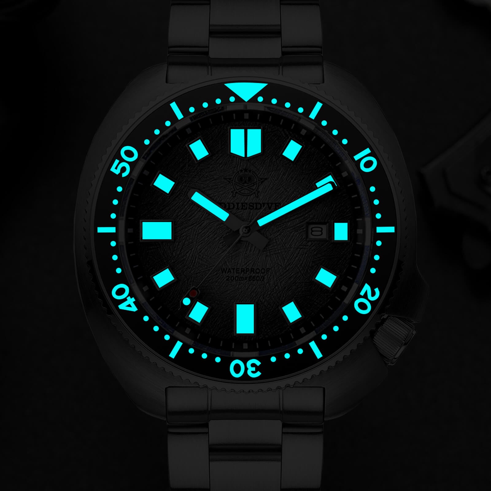 ★New Arrival★Addiesdive Turtle Quartz Diver Men Watch Sapphire Crystal AD2511
