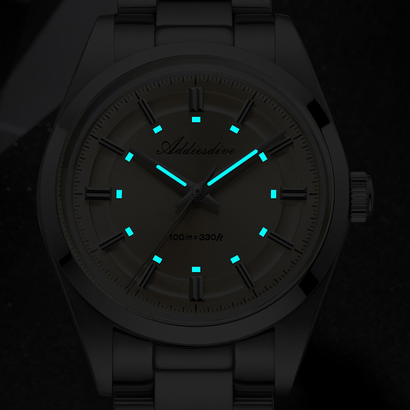 Addiesdive 36mm VH31 Explorer Style Watch AD2515