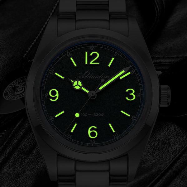 ADDIESDIVE 36mm VH31 Quartz Field Watch AD2518