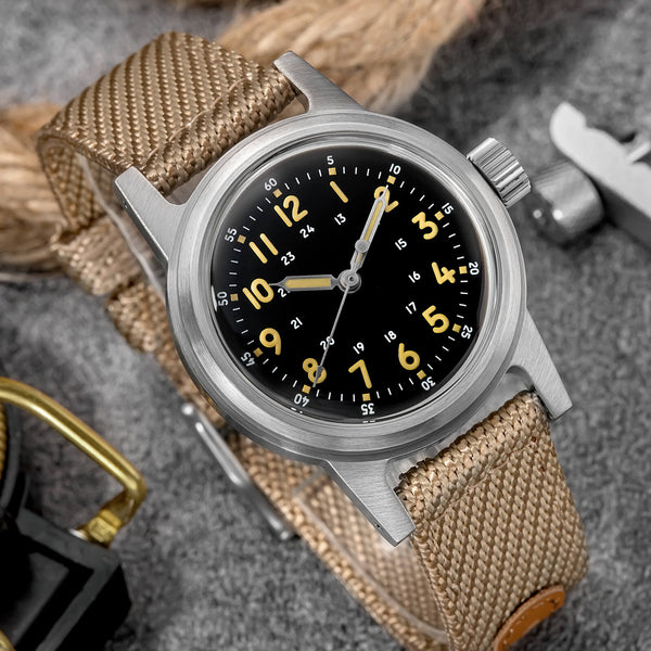 ★Weekly Deal★ADDIESDIVE 36mm Vintage Mechanical Watch AD2076