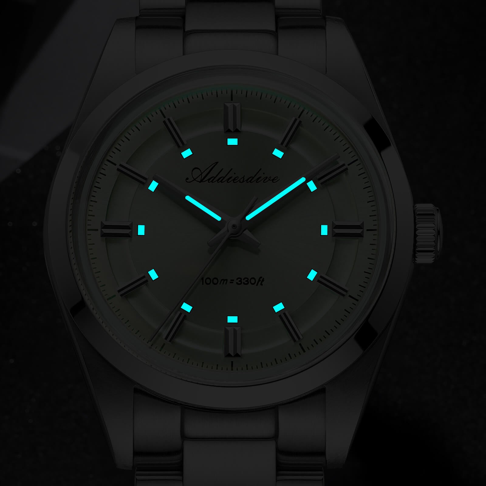 Addiesdive 36mm VH31 Explorer Style Watch AD2515