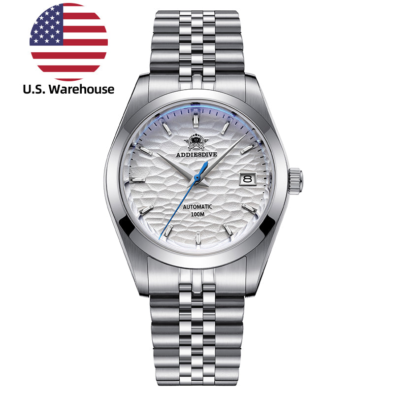 U.S. Warehouse -ADDIESDIVE 39mm Retro Mechanical Men Watch AD2118