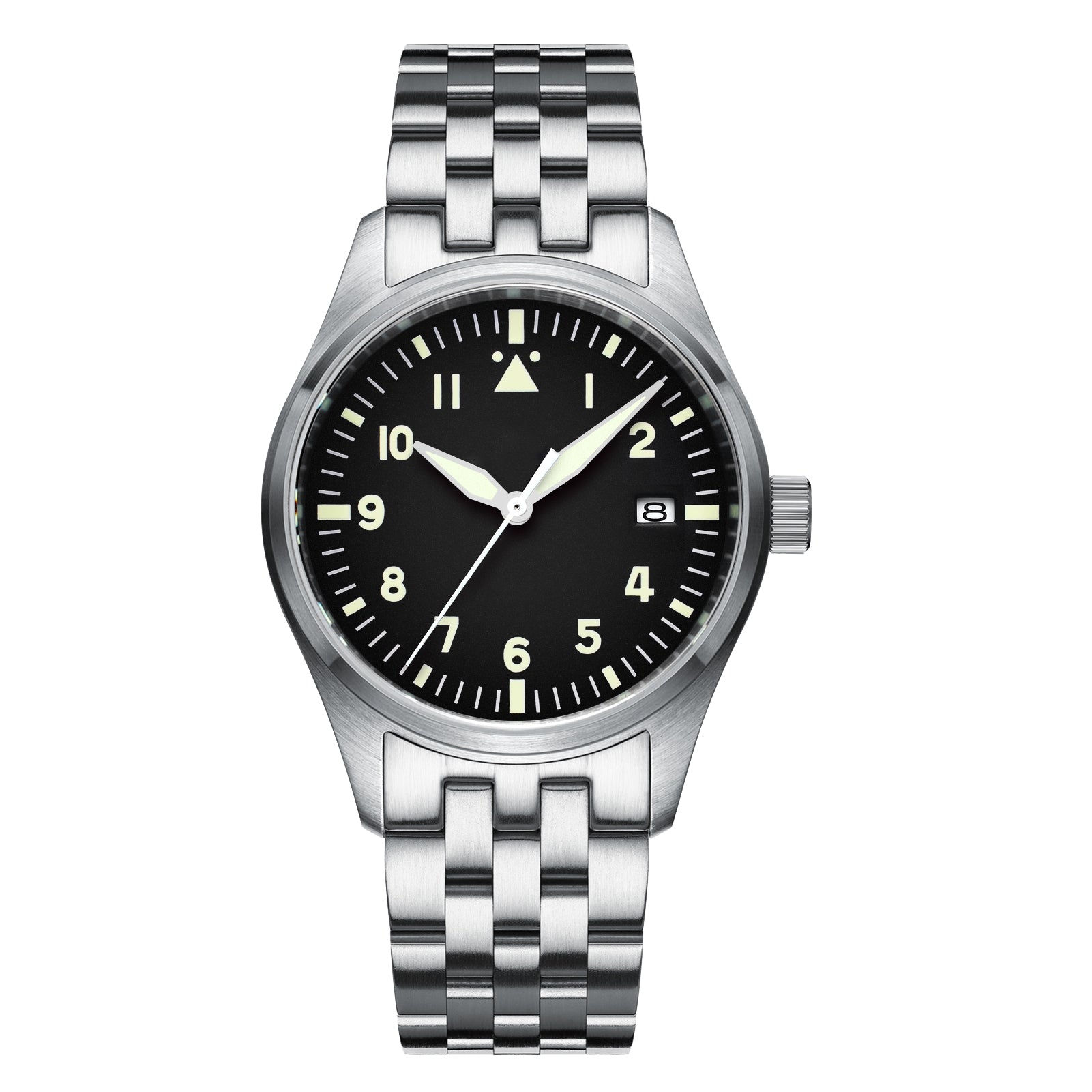 <Sterile Version>ADDIESDIVE® Black Dail Elegant Men Automatic Watch Diver 200M (H2)
