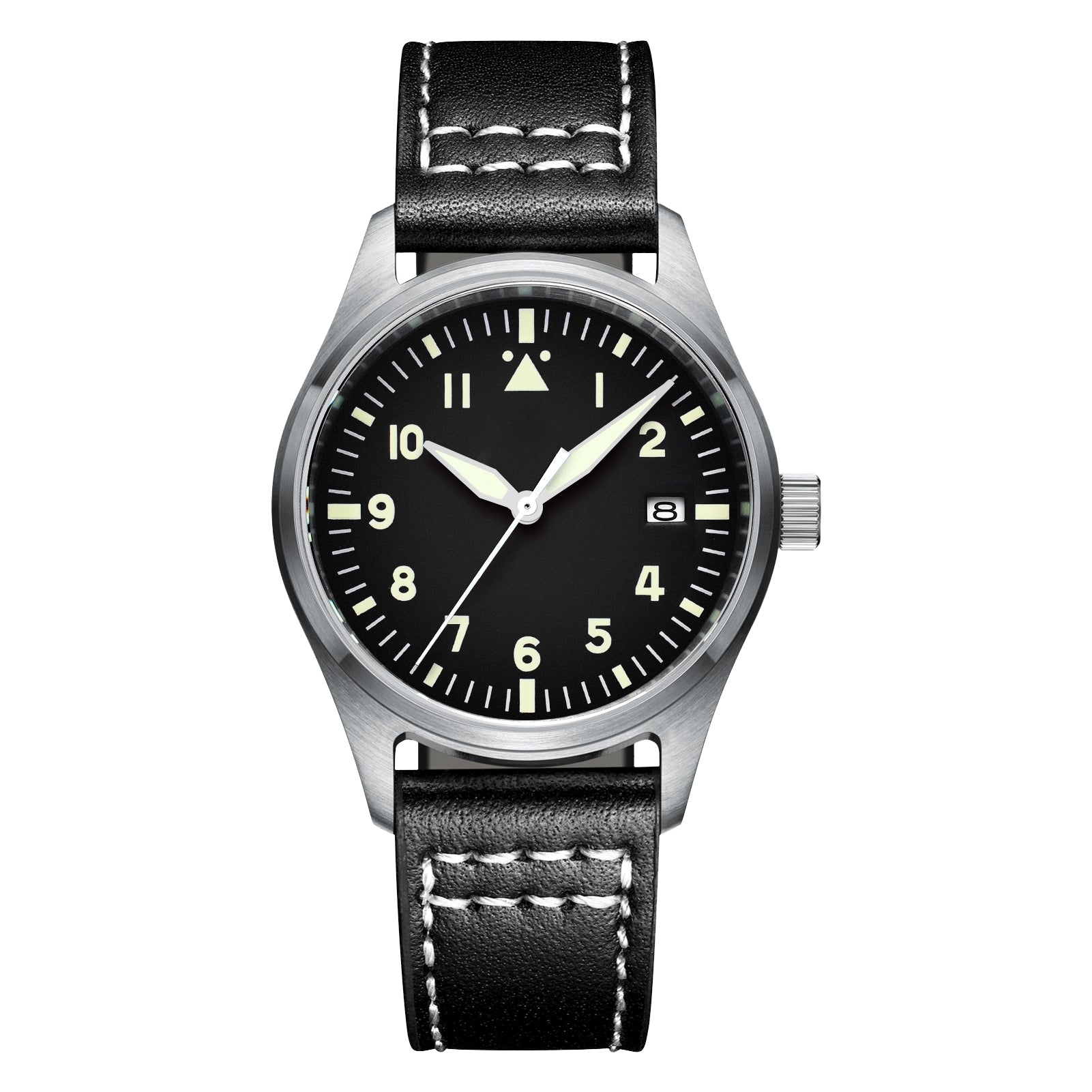 <Sterile Version>ADDIESDIVE® Black Dail Elegant Men Automatic Watch Diver 200M (H2)