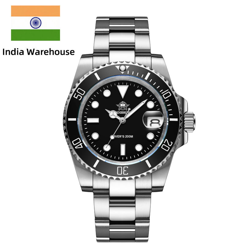 ★India Warehouse★ADDIESDIVE Sub Quartz Watch Diver's 200M (H3QZ)