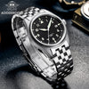 <Sterile Version>ADDIESDIVE® Black Dail Elegant Men Automatic Watch Diver 200M (H2)