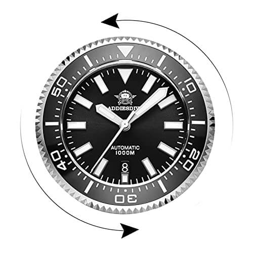 unidirectional rotating bezel
