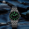<Sterile Version>ADDIESDIVE® Black Dail Elegant Men Automatic Watch Diver 200M (H2)