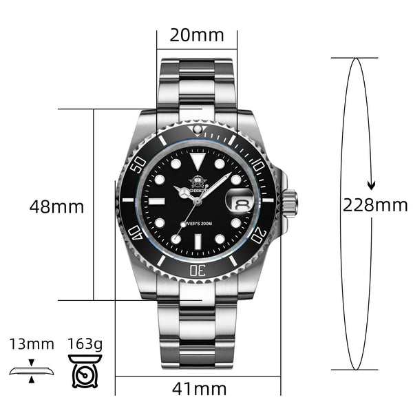 ADDIESDIVE Sub Quartz Watch Diver's 200M (H3QZ)
