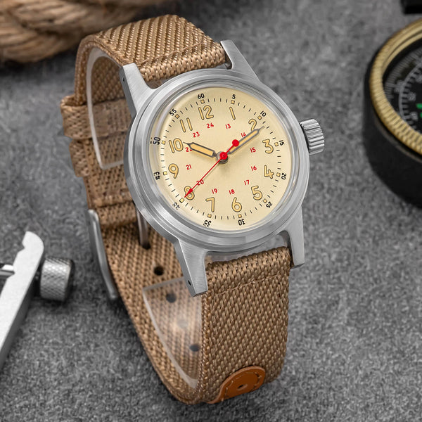 The Perfect Watch for Every Woman – ADDIESDIVE 36mm AD2076 (Beige, Black, Red)