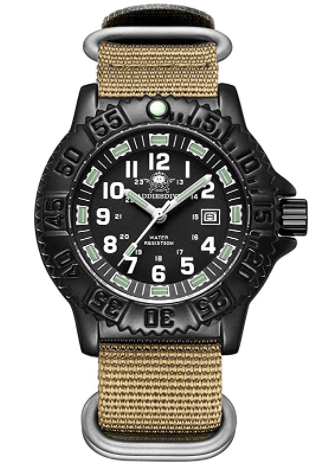【最安値に挑戦】 ☆Summer Sale☆Addiesdive Sports Outdoor Military Watch 時計