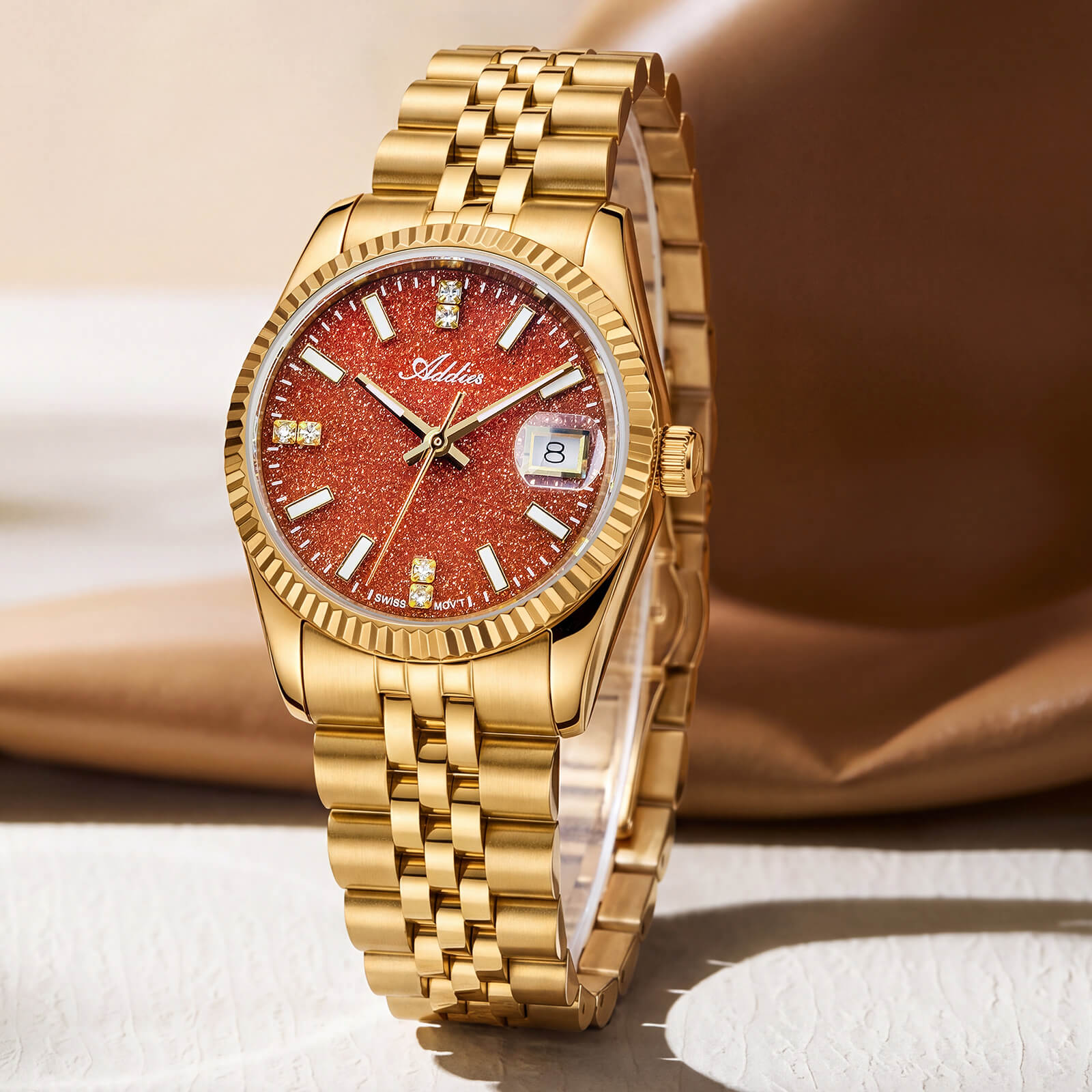 Addies 28mm Women’s Aventurine Dial Quartz Watch AW25912