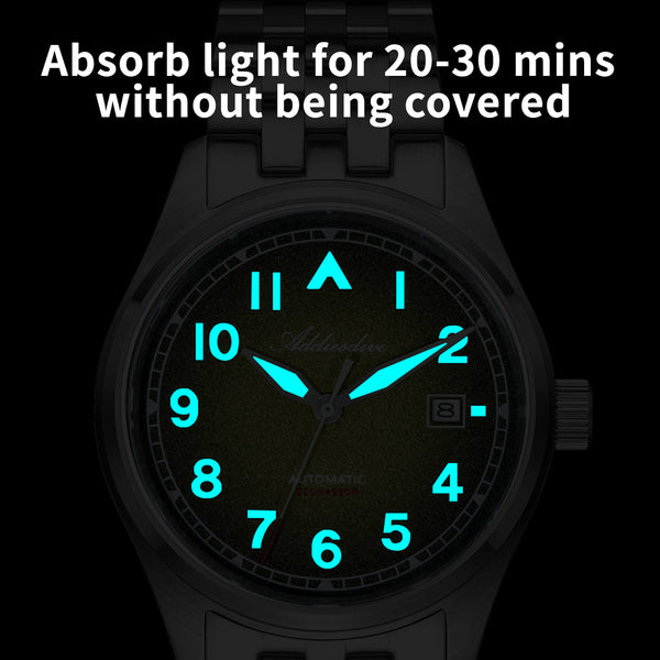 Addiesdive 39mm Vintage 8215 Automatic Watch AD2562