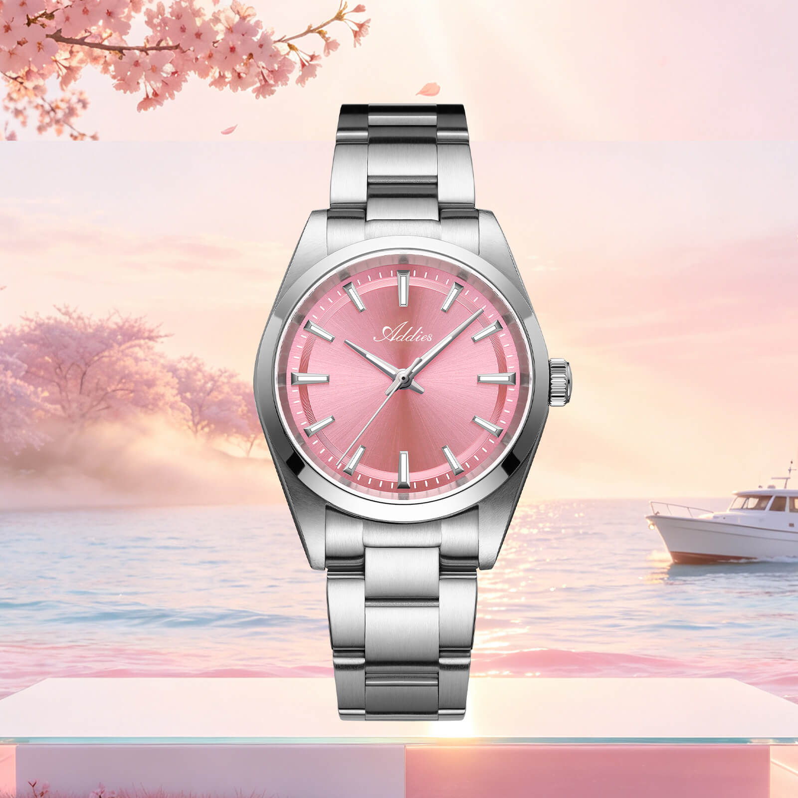 Addies 31mm Sunburst Women's Quartz Watch Sapphire Crystal AW25908