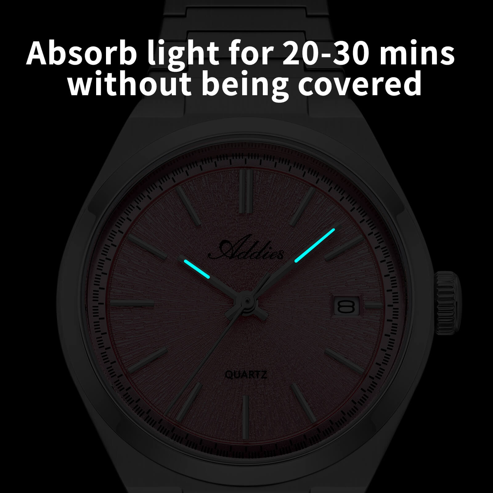 🔥Halloween Sale🔥Addies Classic 35mm Slim Sapphire Crystal Quartz Watch AW25910