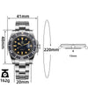U.S. Warehouse -ADDIESDIVE Retro Sub Quartz Watch AD2054