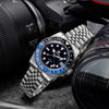 ADDIESDIVE Water Ghost Luxury Dive Watch GMT Quartz Watch AD2050-with Calendar
