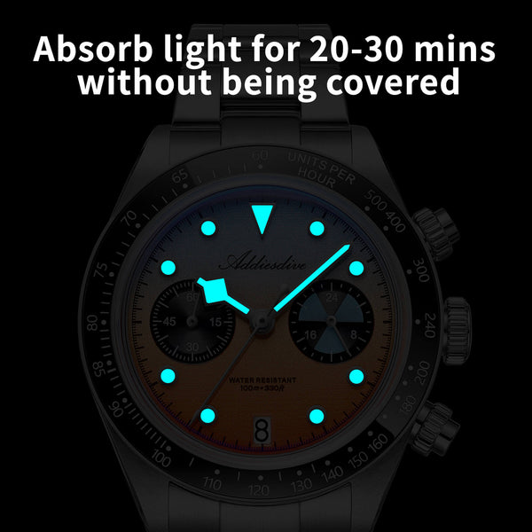 ADDIESDIVE 40mm VK64 Quartz Chronograph Gradient Dial Watch AD2559