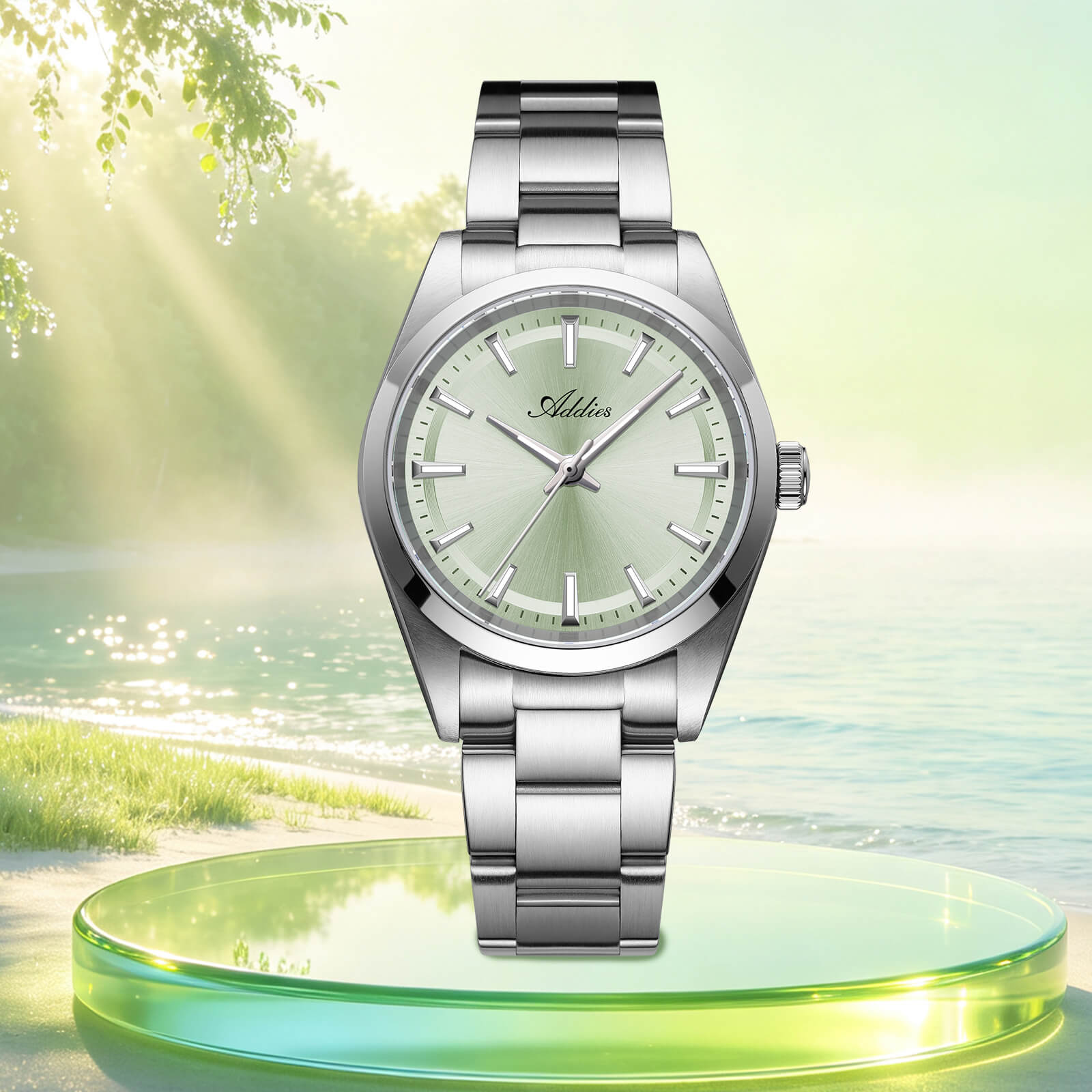 Addies 31mm Sunburst Women's Quartz Watch Sapphire Crystal AW25908