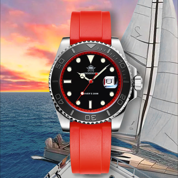 U.S. Warehouse -ADDIESDIVE 41mm Sports Quartz Watch Waterproof 200M (AD2040)