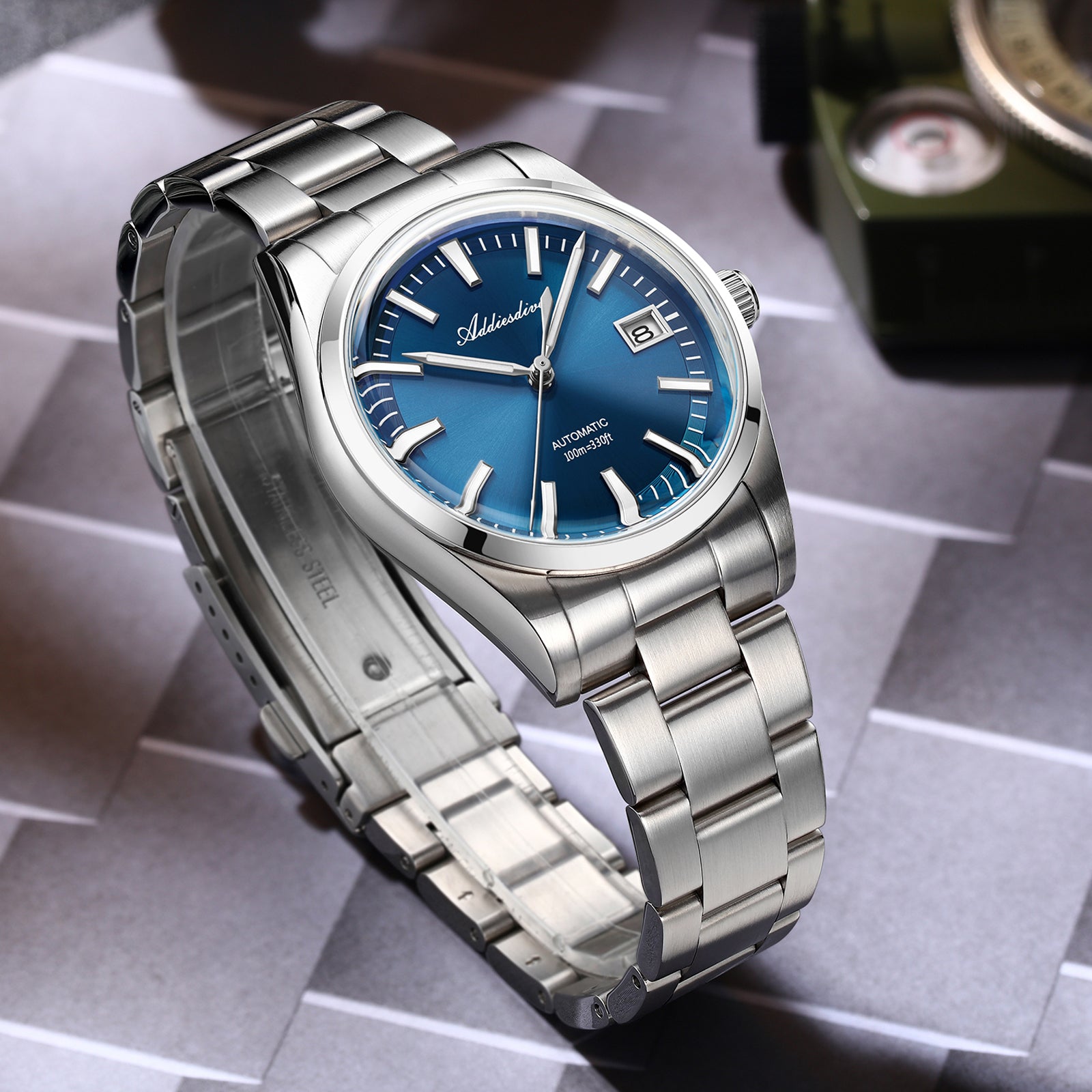 U.S. Warehouse -ADDIESDIVE 39mm NH35 Automatic Watch AD2077