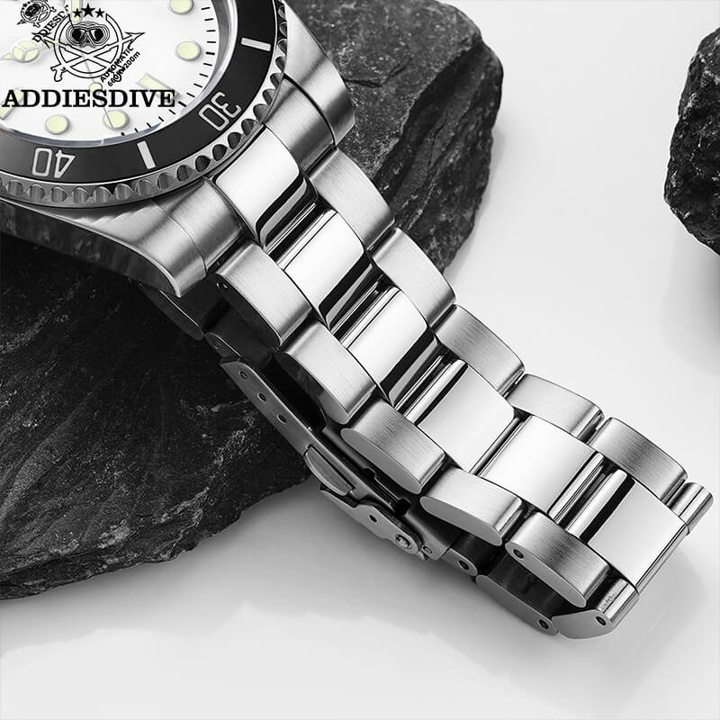ADDIESDIVE Orologio automatico da uomo classico di lusso 200 m Vetro zaffiro resistente all'acqua Quadrante nero Sunburst Orologi meccanici da sub 1511 ADDIESDIVE Orologio automatico da uomo classico di lusso 200 m Vetro zaffiro resistente all'acqua Quadrante nero Sunburst Orologi meccanici da sub 1511