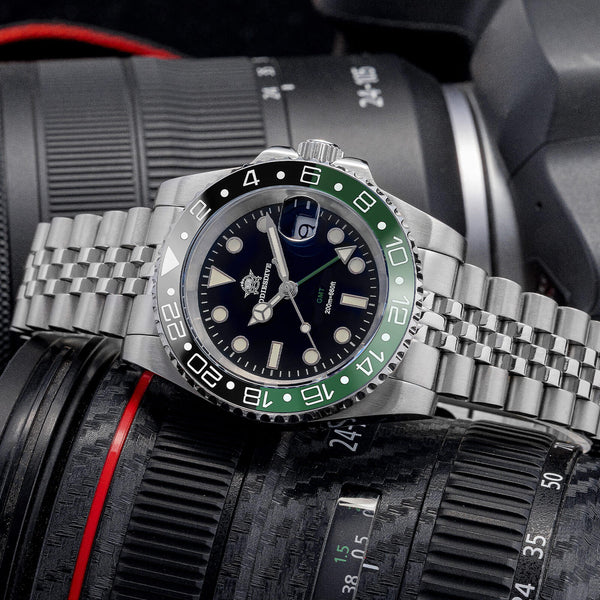 🔥Halloween Sale🔥ADDIESDIVE Water Ghost Luxury Dive Watch GMT Quartz Watch AD2050-with Calendar