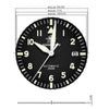 Addiesdive 33mm Pilot Watch Black Dial